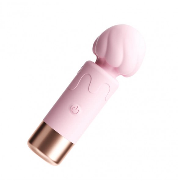 MizzZee - Mini Ice Cream AV Stick Heating Vibrator (Chargeable - Pink)